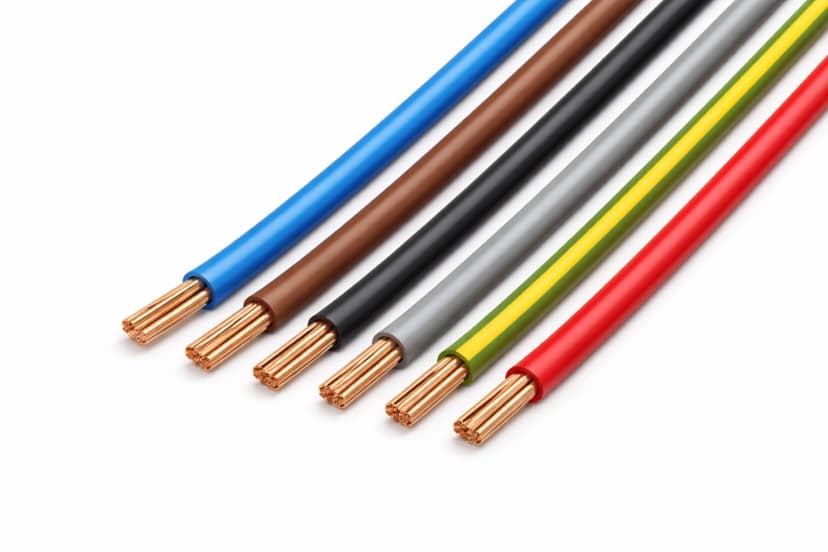 Single Core Wires (1.5, 2.5, 4, 6, 10 sqmm) - Electrical Materials - Gulf Basic Trading