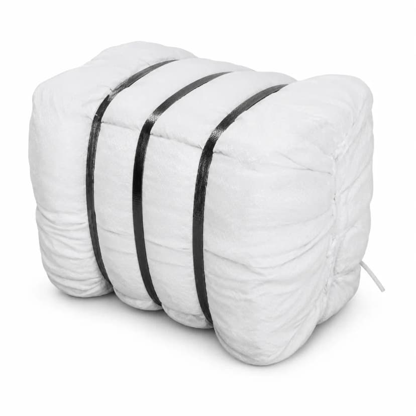 100% White COTTON RAGS - Site Accessories - Gulf Basic Trading