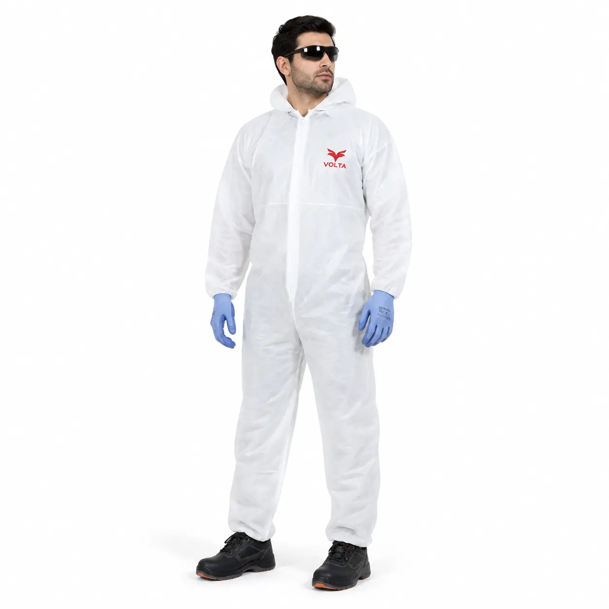 VOLTA DISPOSABLE COVERALL – SIZE XXL, WHITE - Safety Materials - Gulf Basic Trading Saudi Arabia