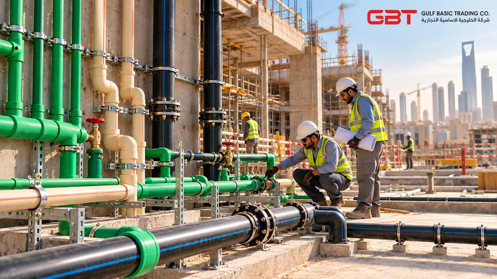 How to Choose the Right Plumbing Pipes for Saudi Construction Projects - Gulf Basic Trading Blog Article