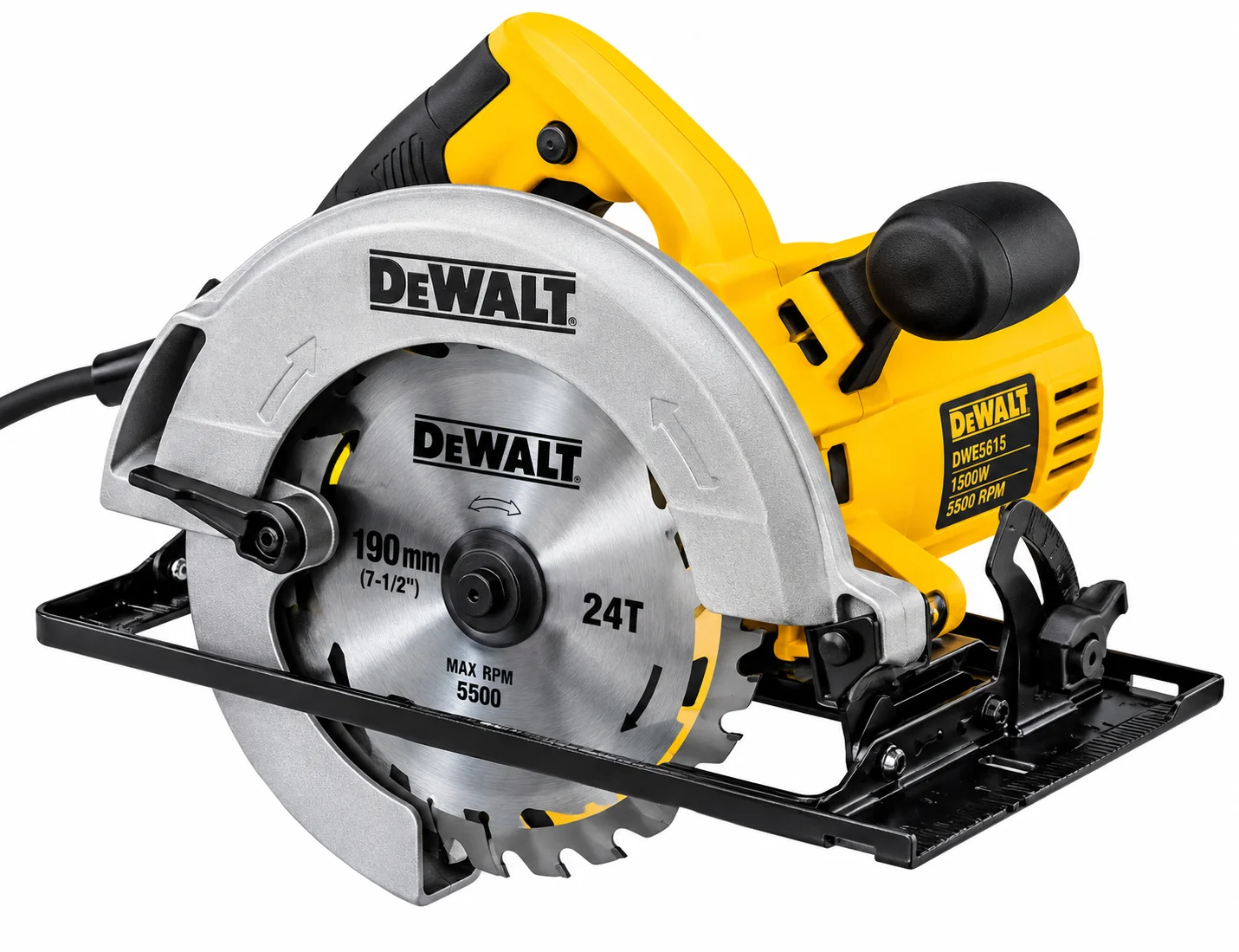 DeWalt DWE5615 1500W corded circular saw for woodworking